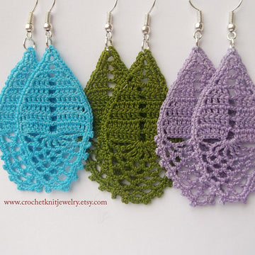 Drop lace earrings