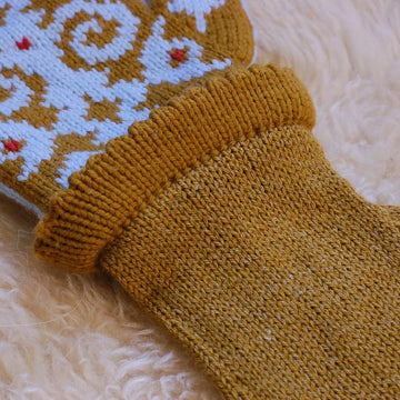 Flocked Mittens