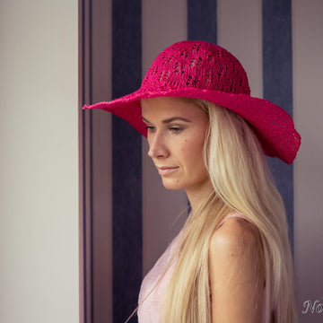 Knitted cotton Summer hat "Brigitta"