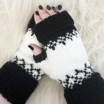 Grisaille Fingerless Gloves
