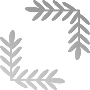 Artdeco Creations Couture Creations Peaceful Peonies Mini Dies 2/Pkg - Cornered Leaves 1, 1.8"X1.8"