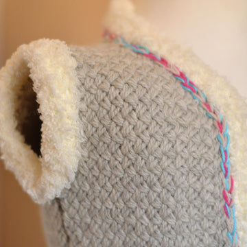 Wicker Stitch Baby Vest