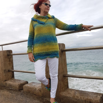 Seaside Scallops Sweater Top Sizes: S – XXL