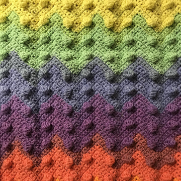 EASY Ripple & Bobbles Baby Blanket