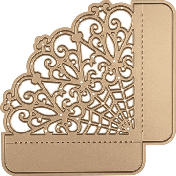 Spellbinders Shapeabilities Dies By Becca Feeken - Woven Trellis Side Pocket