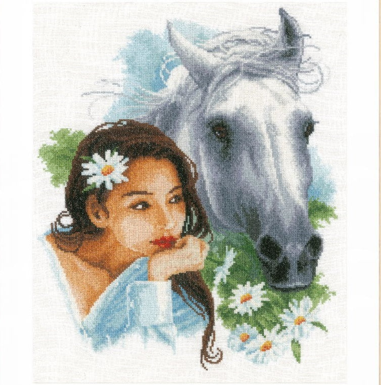 Lanarte My Best Friend Cross Stitch Kit