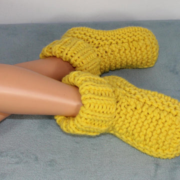 Childrens Super Chunky Slipper Boots Circular