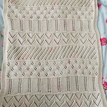 Layered Lace Blanket