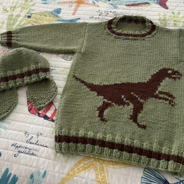 Velociraptor Dinosaur Sweater