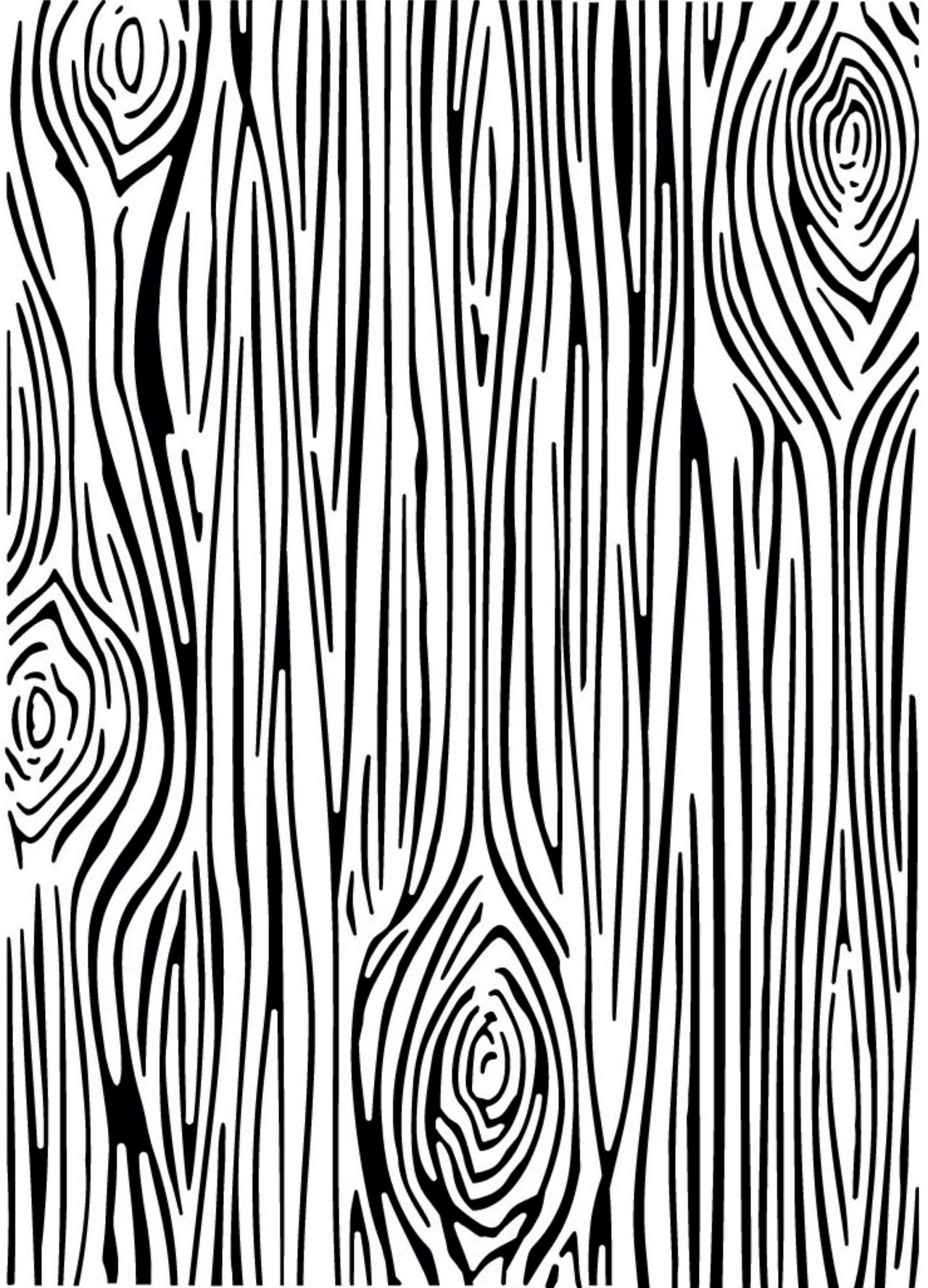 Creative Expressions Embossing Folder 5"X7" - Skinny Woodgrain