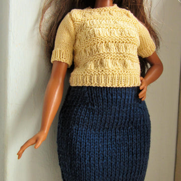 1:6th scale ruched jumpers
