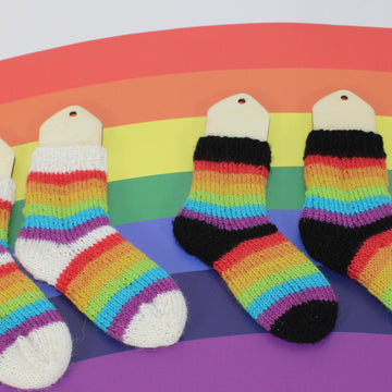 Baby Simple Rainbow Socks (Circular)