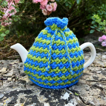 Cornflower 2 Cup Teapot Cosy Knitting Pattern