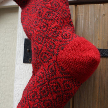 Croix de Noël Christmas Stocking