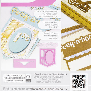 Tonic Studios Slider Die Set - Peekaboo
