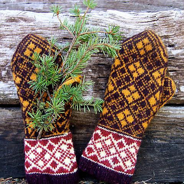 Argyle Mittens