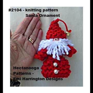 2104k - Santa Ornament