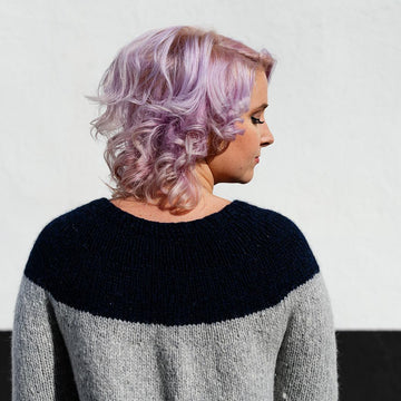 Basic Colorblock Yoke sweater