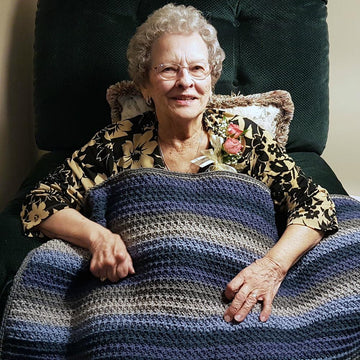 Grandma's Textured Lap Blanket
