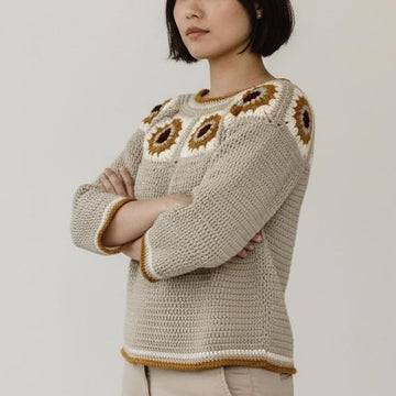 Sunflower Granny Sweater