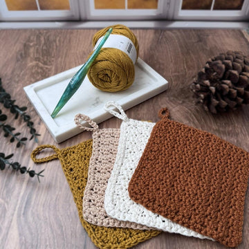 Crunch Stitch Washcloth