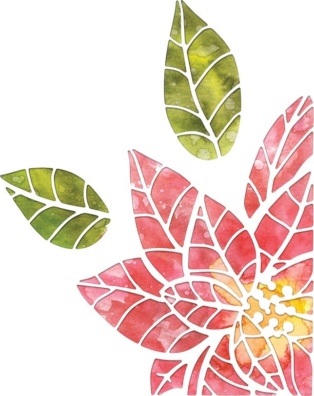 Sizzix Thinlits Dies By Tim Holtz - Poinsettia Pieces