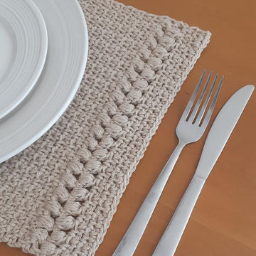 Springridge Crochet Placemat & Coaster Set