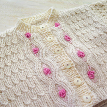 Smocked Toddler Jacket ( Cardigan)