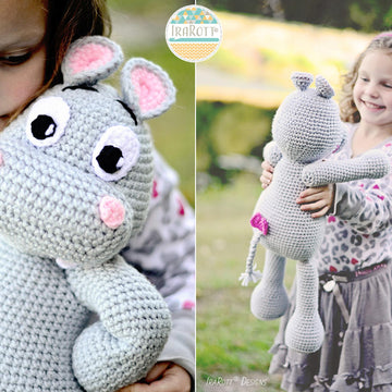 Happy Hippo the Hippopotamus Amigurumi