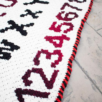 Alphabet & Numbers C2C Blanket
