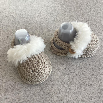 Knitted Baby Slippers