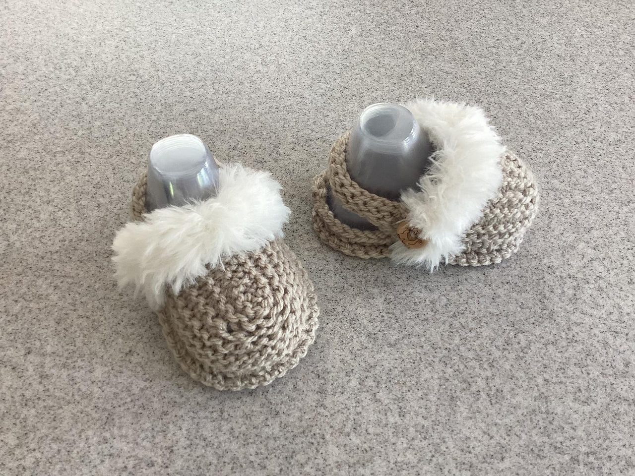 Knitted Baby Slippers