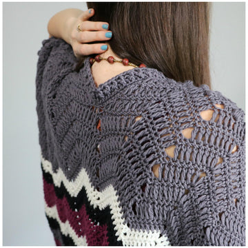 Ripple Effect Poncho
