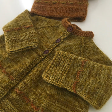 Koala Cardigan and Hat BJ34