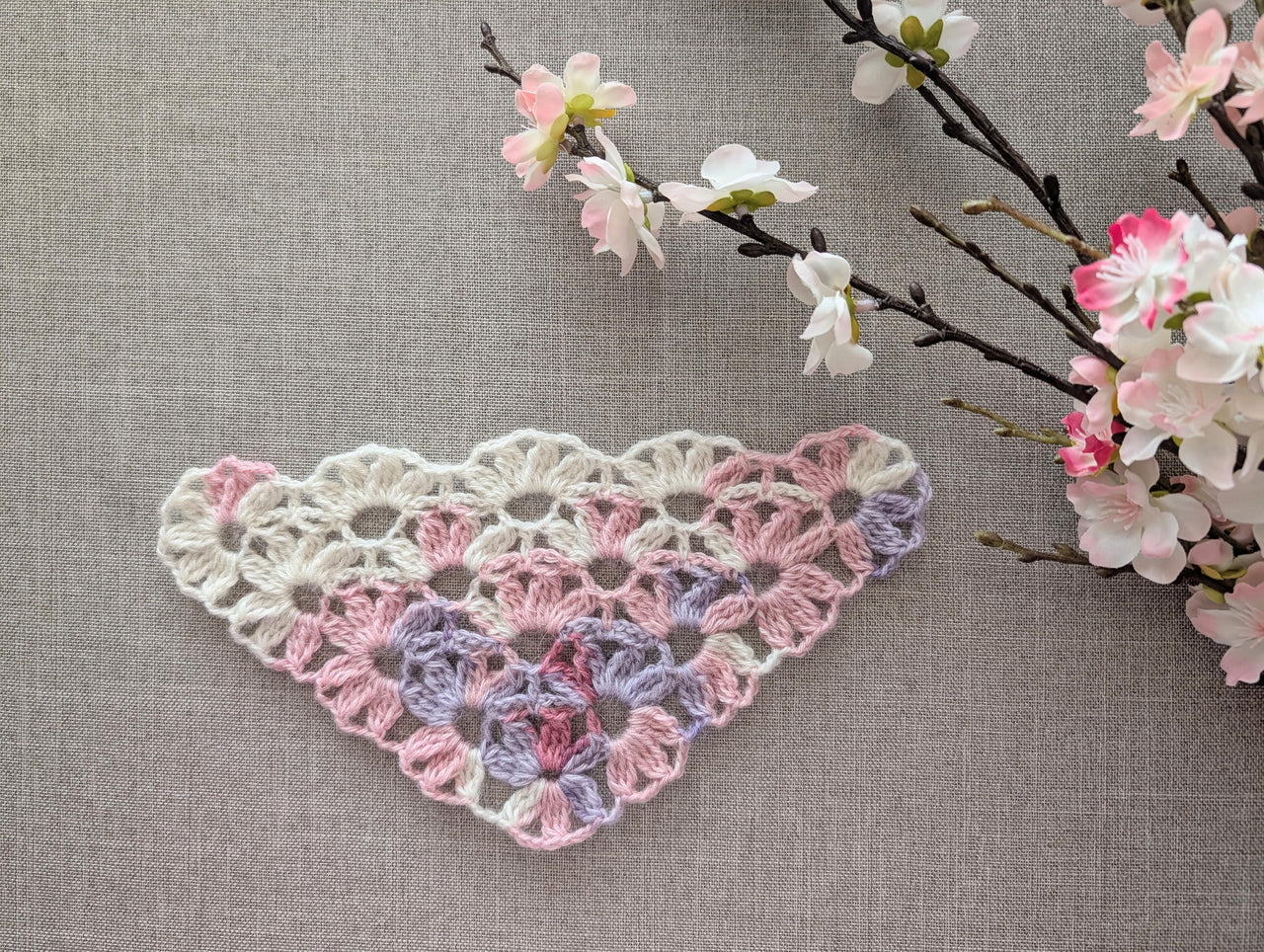 Crochet Bandana/Shawl Pattern/Chart #71