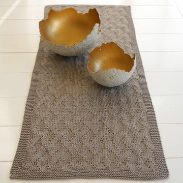 Strickanleitung - Tischläufer No. 2 - Webmuster - No.199