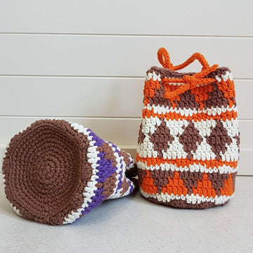 GeoPrint Drawstring Bag