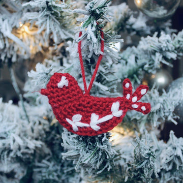 Nordic Dove Christmas Ornament