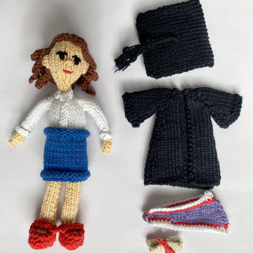 Graduation celebration doll