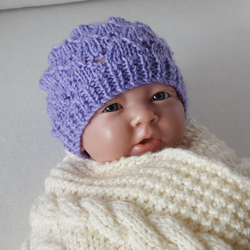 Carly - prem baby lace hat