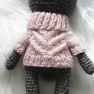 LUNA - Antler Cable Doll Sweater