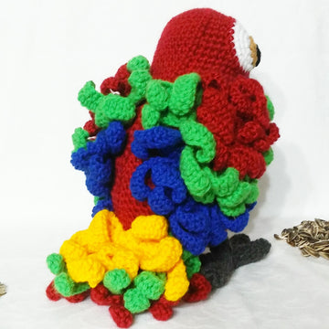 Crochet pattern, Ciro the parrot
