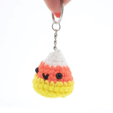 Candy Corn Keychain Amigurumi