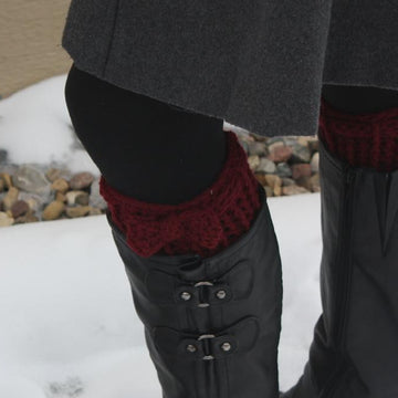 Bow Boot Cuffs Pattern