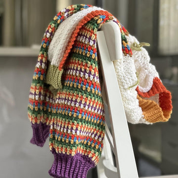 Cozy linen stitch sweater