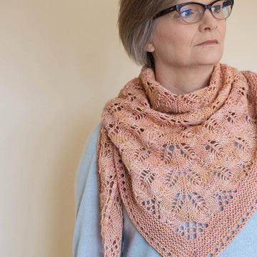 Faded Roses Shawl