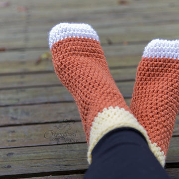 Candy Corn Socks