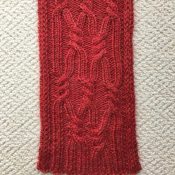 Cardiff Cable Rib Scarf and Cowl