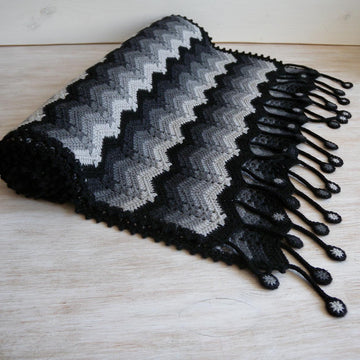 Moon Tide crochet scarf