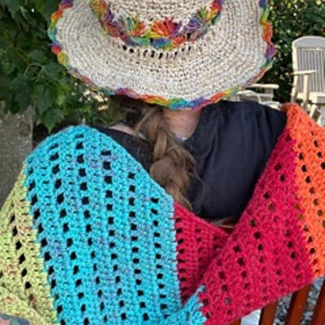 On The Diagonal Scarf/Shawl